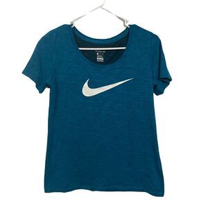 Nike Dri-Fit Teal Short Sleeve Activewear T-Shirt